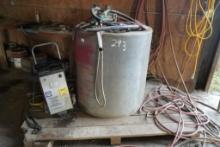 Battery Charger and Oil Barrel
