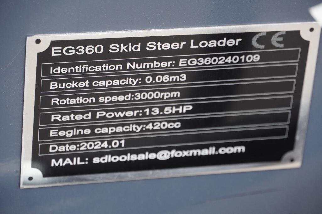 New 2024 EGN Skid Steer Loader