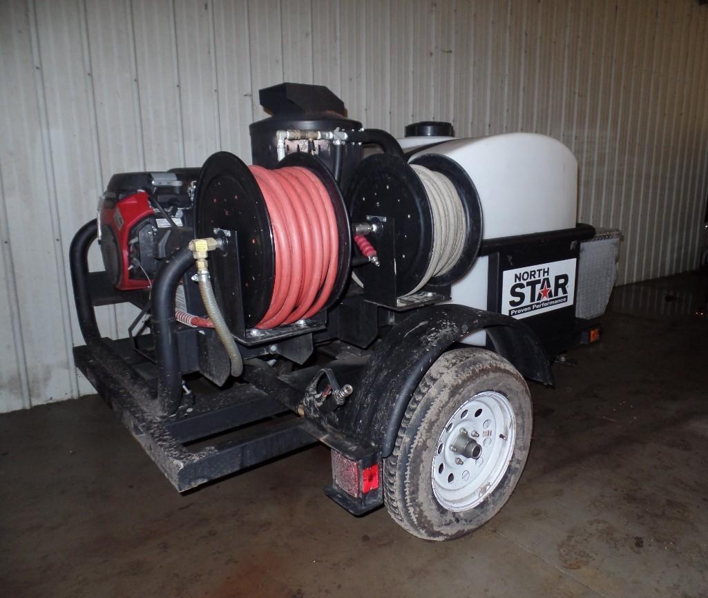 2023 NorthStar Trailer-Mounted Hot Water Commercial Pressure Washer