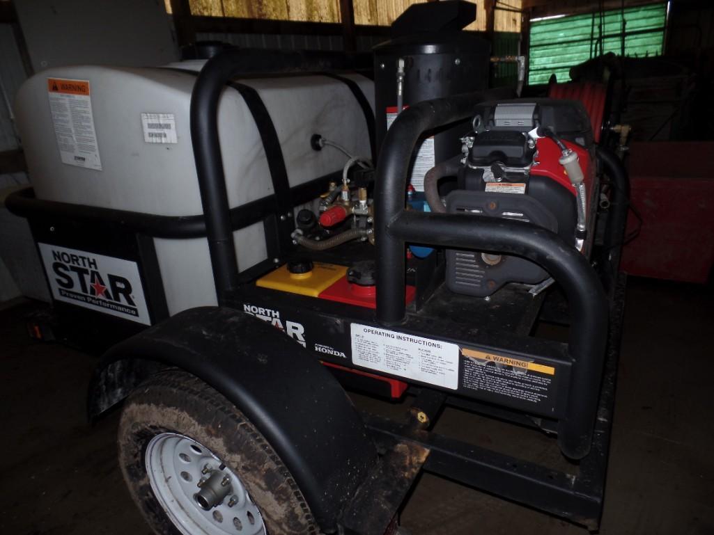 2023 NorthStar Trailer-Mounted Hot Water Commercial Pressure Washer