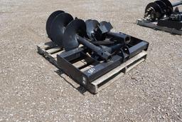 New! 2023 Wolverine Skid Steer Auger Drive and Bit Attachment