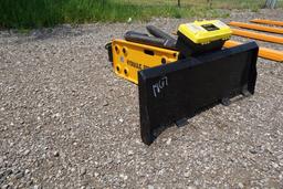 New! 2023 Wolverine Skid Steer Concrete Breaker Attachment