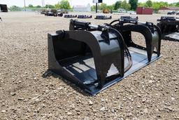 New! 2023 Wolverine Skid Steer Grapple Bucket Attachment