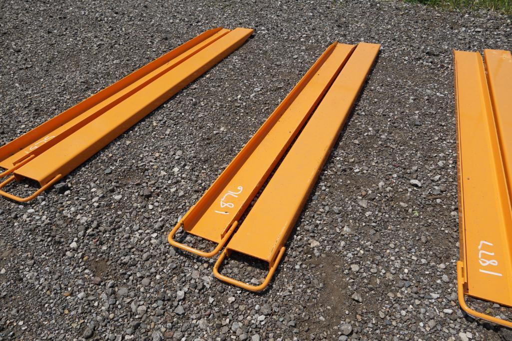 New! 2023 Wolverine Skid Steer Pallet Forks Extensions