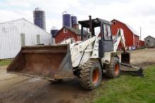 Bobcat 2400 Articulating Wheel Loader w/ Bobcat 914B Backhoe