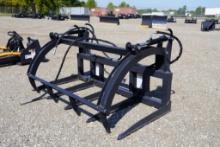 New Skid Steer Wolverine Bale Grapple Attachment