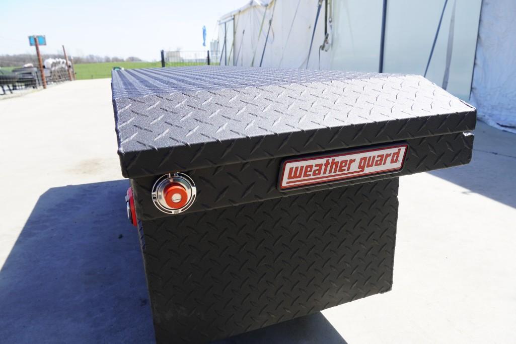 NEW WeatherGuard Black Diamond Plate Truck Box*