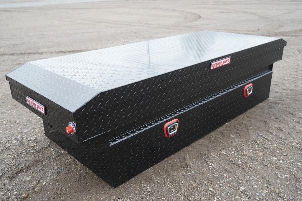 NEW WeatherGuard Black Diamond Plate Truck Box*