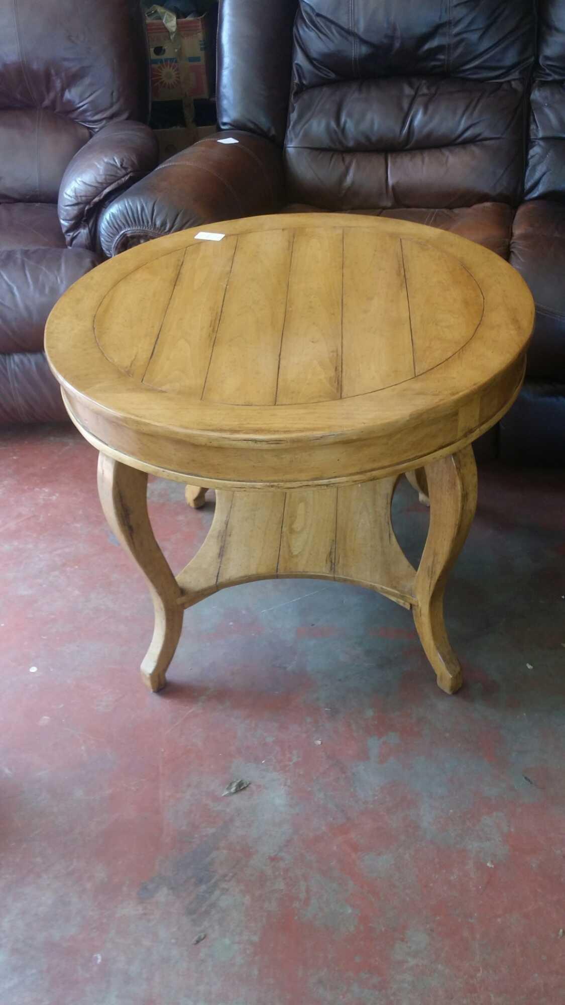 Alderney Craftmens Wooden Table 37" Round