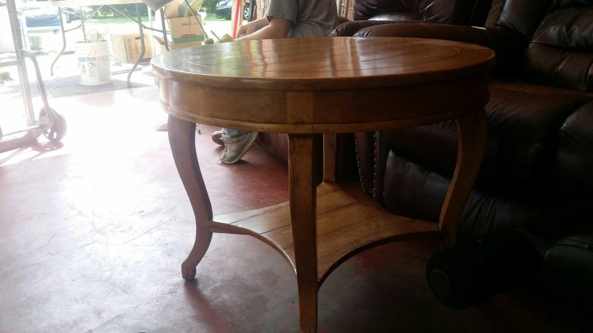 Alderney Craftmens Wooden Table 37" Round