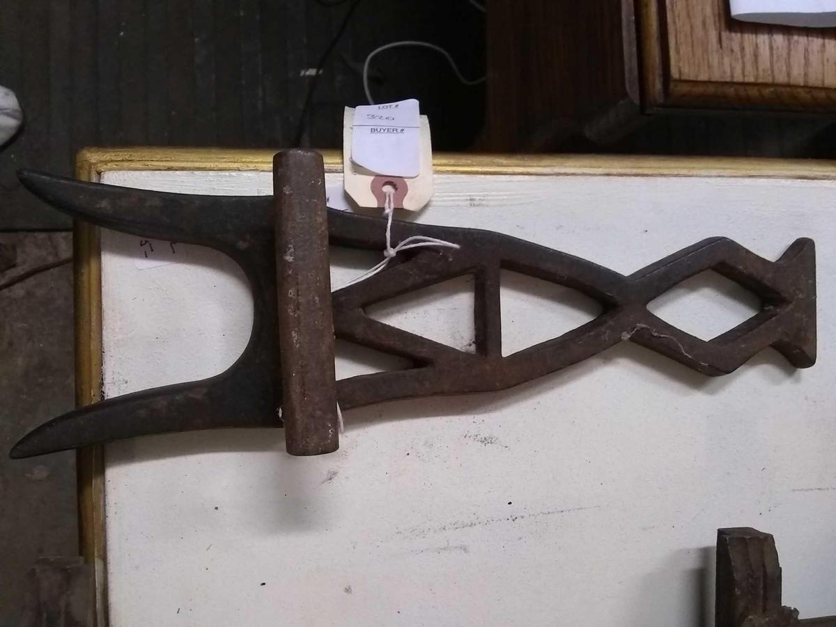 Heavy Wrought Iron Boot Jack