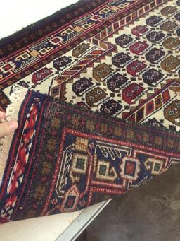 Gorgeous brightly colored carpet. 58? x 33?