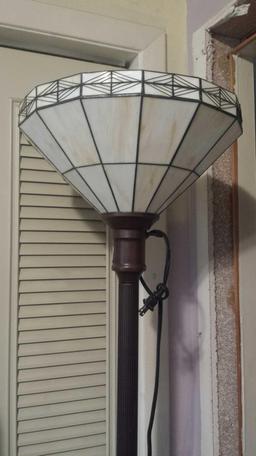 Stunning 6 Foot Standing Lamp with Beautiful Shade