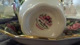 Set of 6 Absolutely Charming teacups: Royal Standard, Royal Albert, paragon, Royal Grafton,