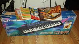 CASIO CT-647 Expert Logic Accompaniment Keyboard with Music Books