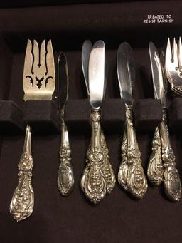 Heirloom Quality Reed & Barton Francis I Sterling Silver flatware set. 52 Pieces