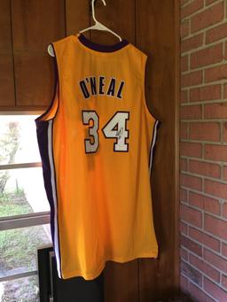 Shaquille O?Neal autographed Lakers jersey with JSA authentication