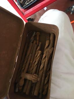 Large lot 3 boxes of drill bits