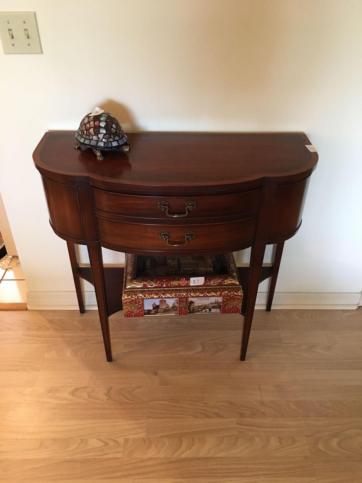 Mahogany console sofa table. Very nice