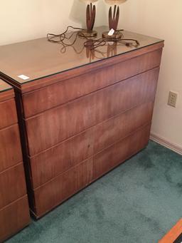 Handcrafted Mid Century dresser. 1 of 2