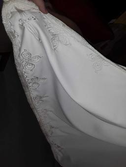 White, Medieval/Fairytale Cape, Looks Home-made