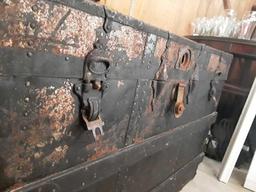 Very large, Very Cool, Antique/Vintage Wood Trunk