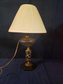 Vintage Floral Lamp