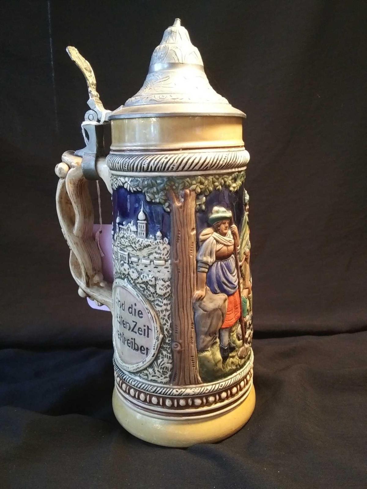 1940's Made in French Zone, Germany, Beer Stein