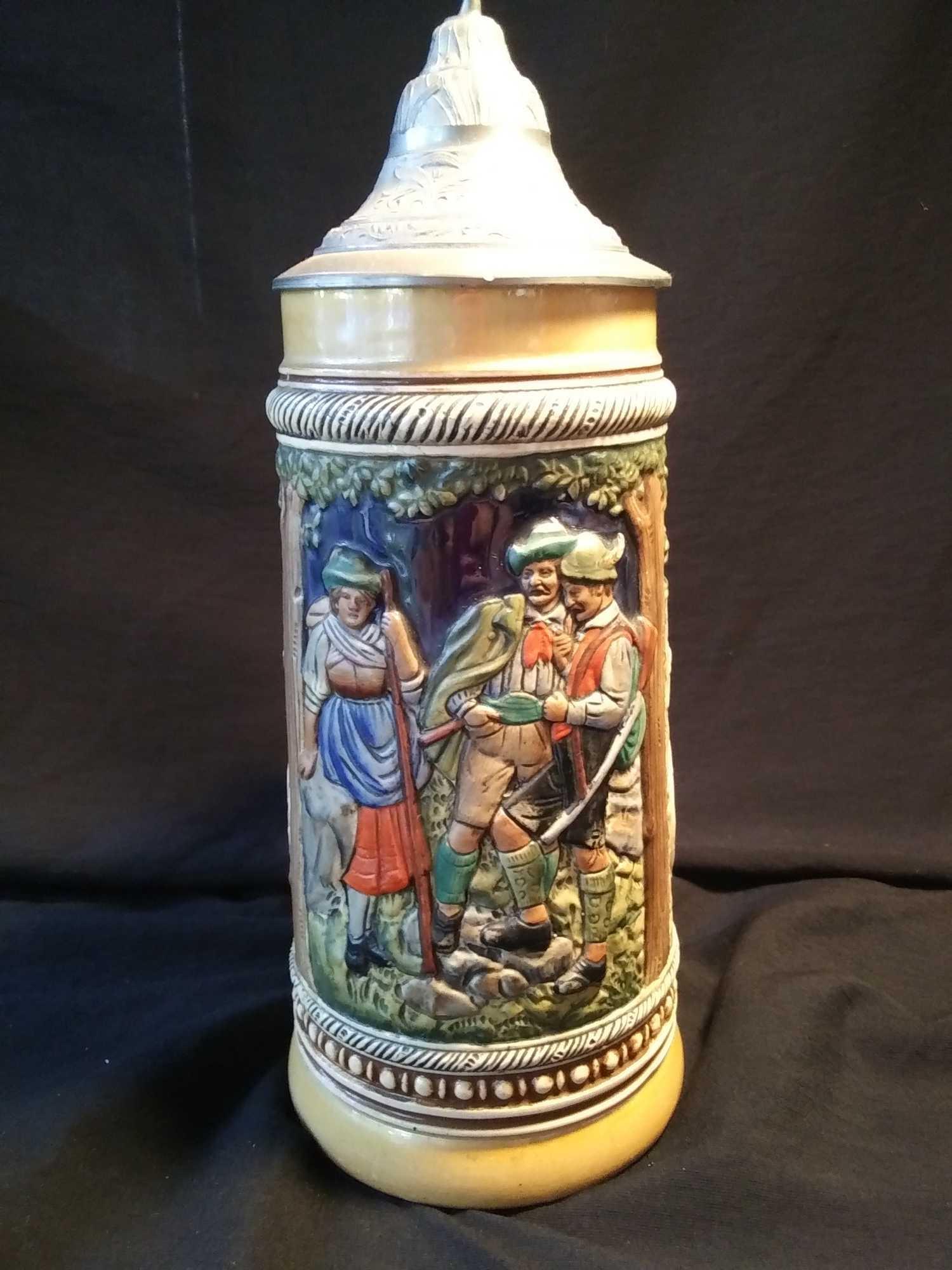 1940's Made in French Zone, Germany, Beer Stein