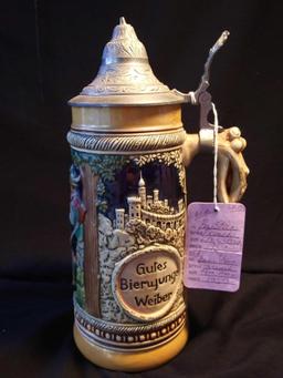 1940's Made in French Zone, Germany, Beer Stein