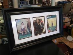 Triple framed, Norman Rockwell mini prints