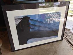 Brooklyn Bridge Centennial, Gerald Dodson original composition, signed and numbered