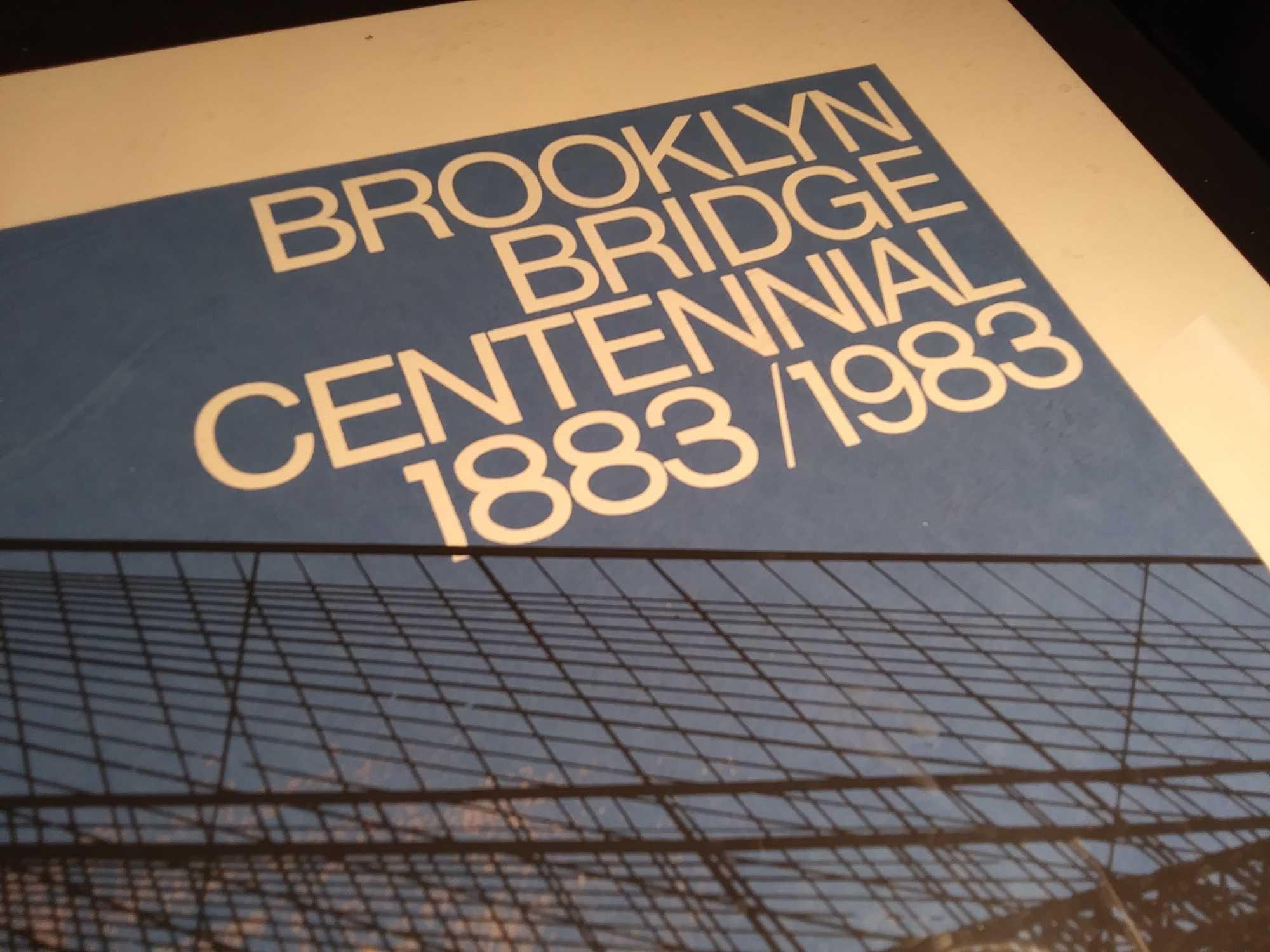 Brooklyn Bridge Centennial, Gerald Dodson original composition, signed and numbered