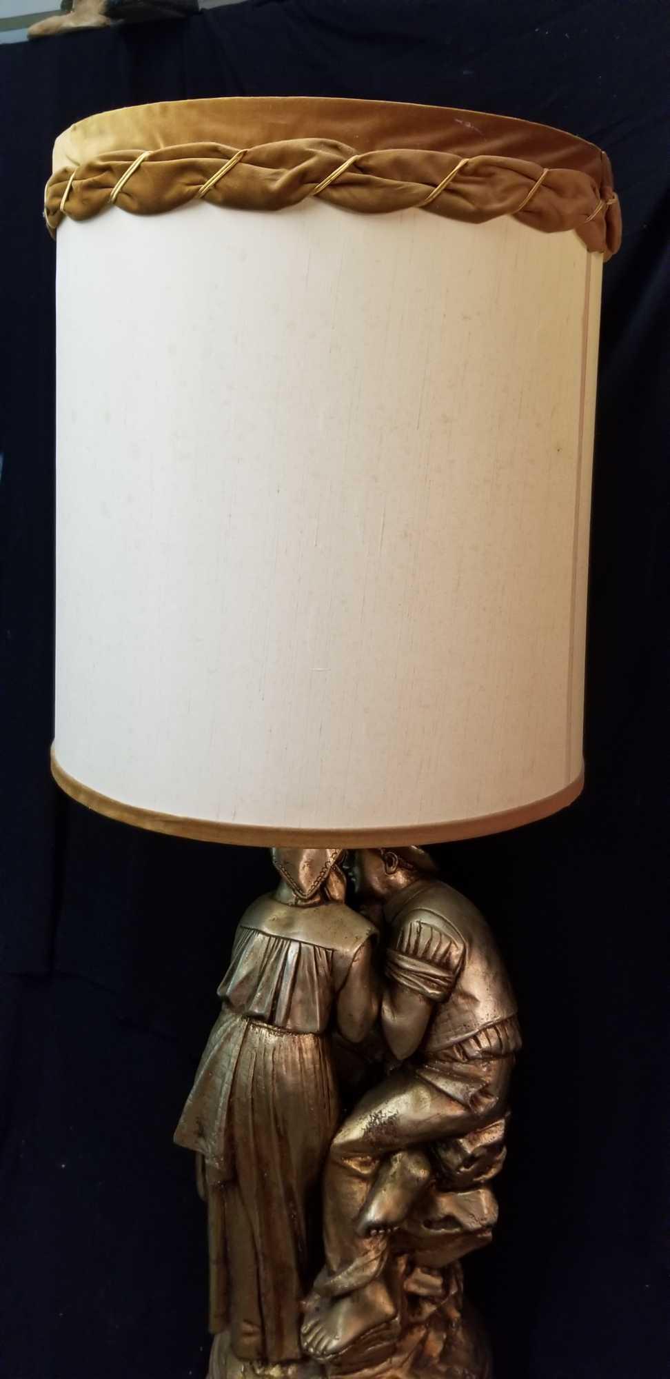 Astonishing replica of Pietro Bazzanti's REBECCA AT THE WELL, 3-way lamp, heavy