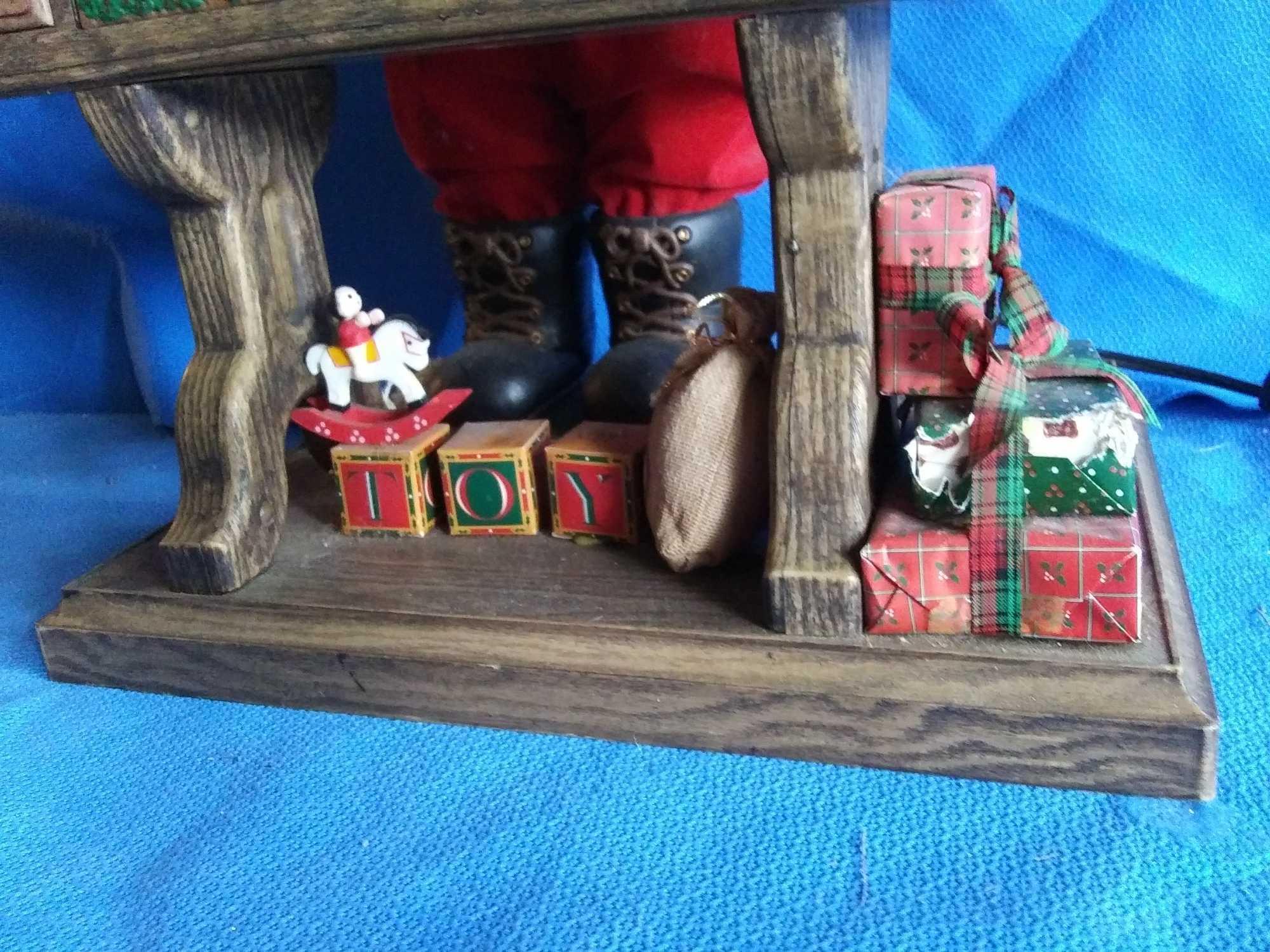19" Tall Santa in his Workshop Motionette/Animated Holiday Figure by TRIM A HOME