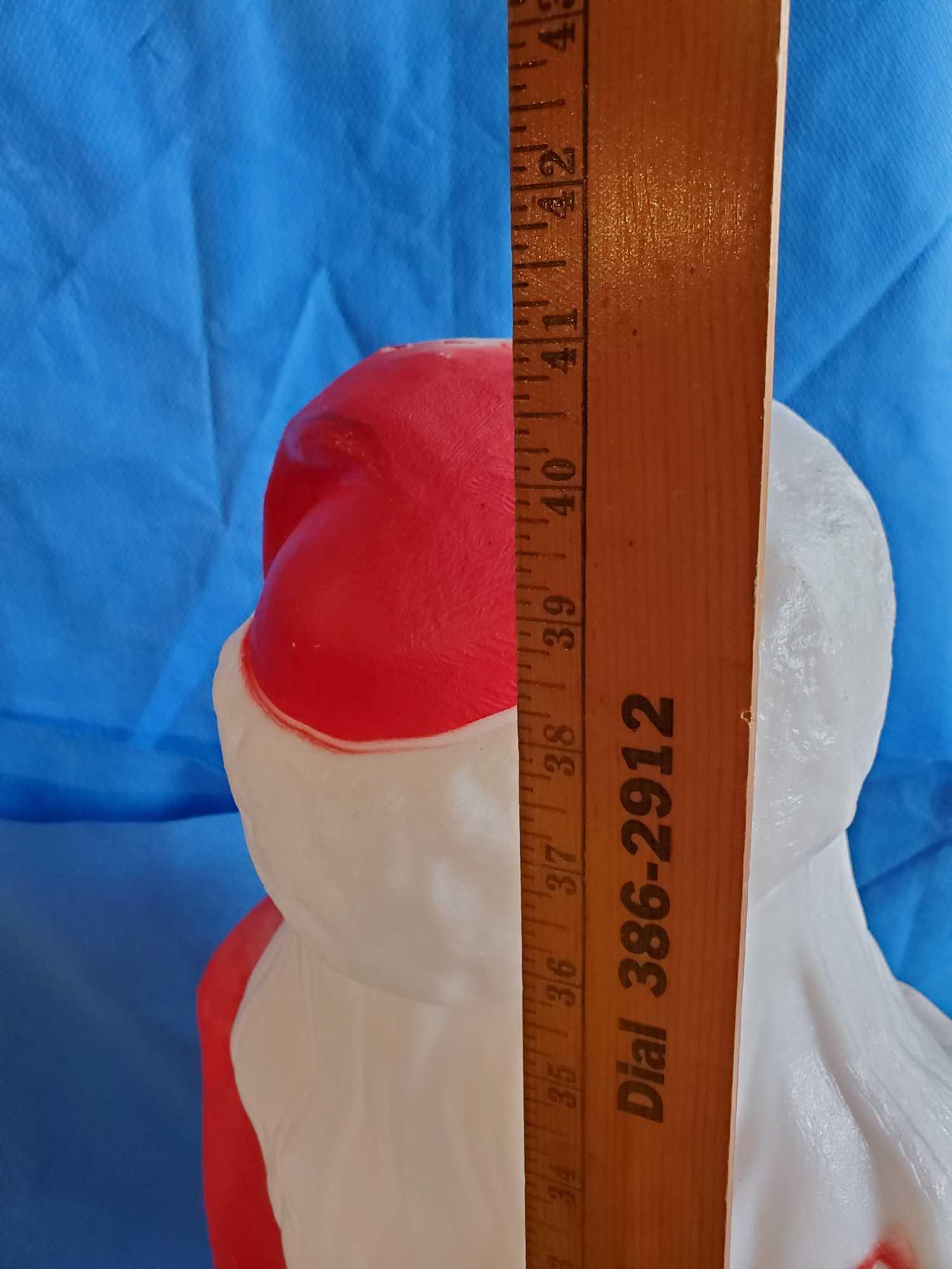 Tall, Vintage 41" Santa Blow Mold, lighted