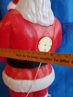 Tall, Vintage 41" Santa Blow Mold, lighted