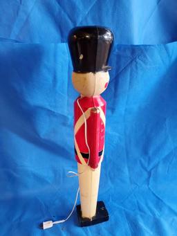 Vintage 31" tall Toy Soldier Blow Mold