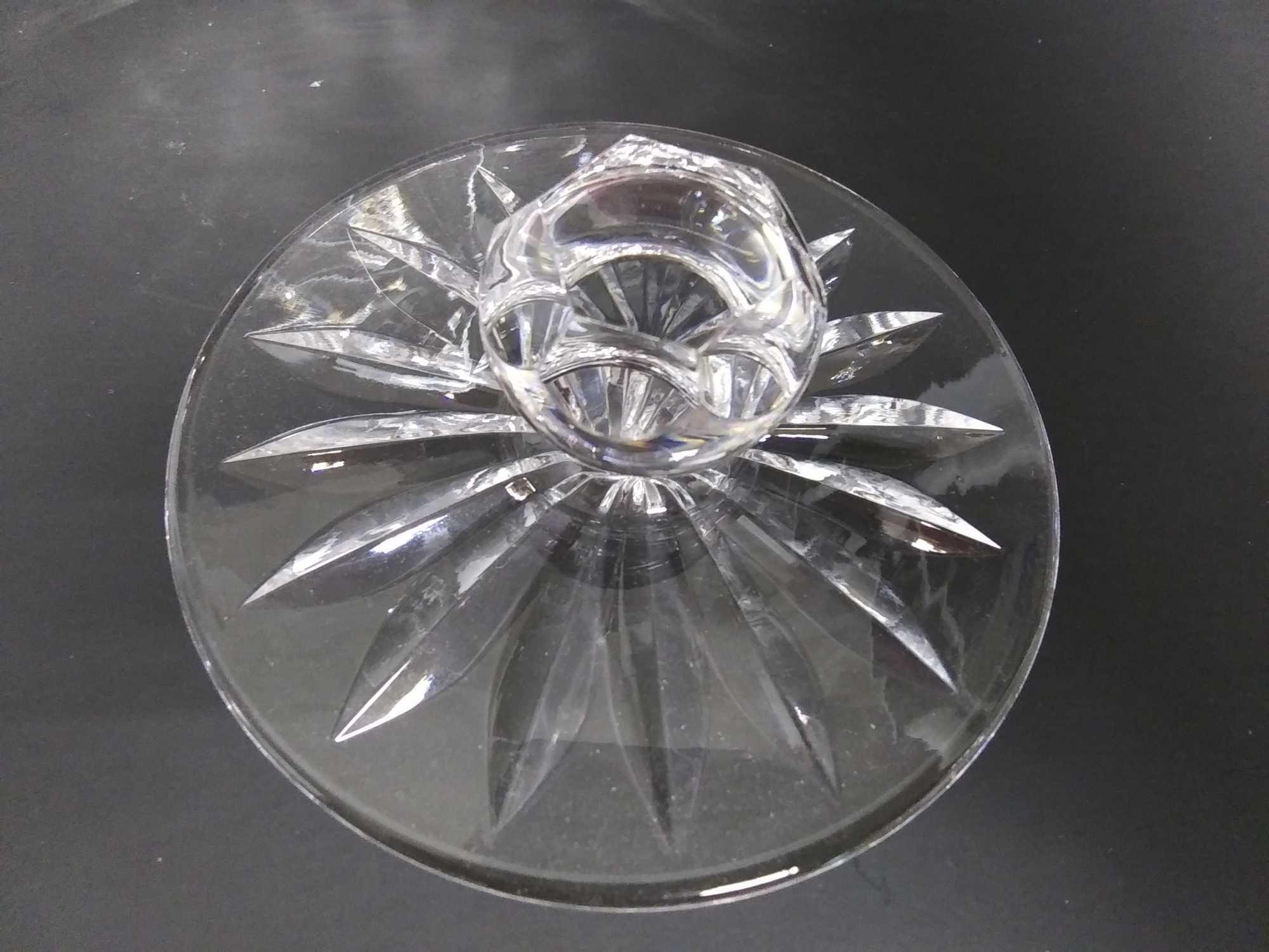 6" WATERFORD CRYSTAL LIDDED JAR