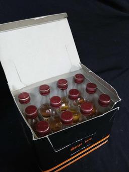 (12) Small DITTA CAPELLA LIQUORE DAL 1876 BOTTLES With Contents