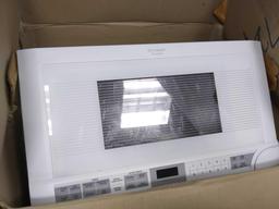 OPEN BOX NEW SHARP over the counter microwave oven, Carousel R-1211