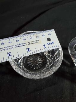 Petite Pair WATERFORD Crystal mini Creamer & Sugar