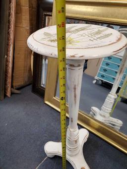 Shabby Chic Plant Stand Pedestal