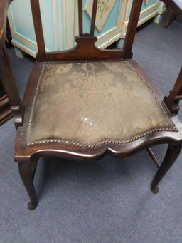 18th Century? Georgian Mahogany Armchair. J,R. Teale and Sons