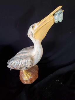 Nice, Large Pelican Ceramic figurine