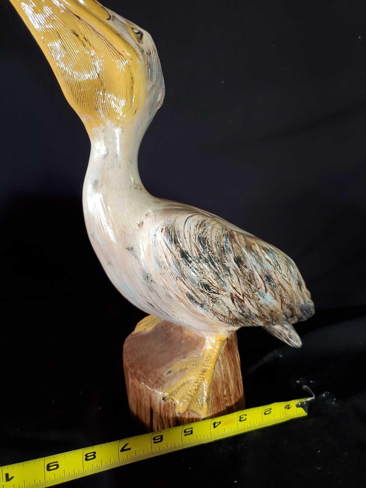 Nice, Large Pelican Ceramic figurine