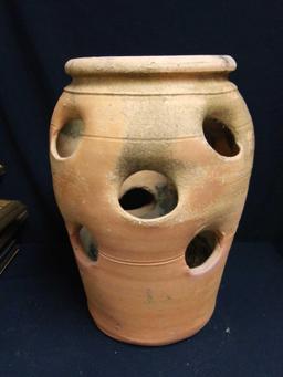 14" Terracotta Strawberry Planter