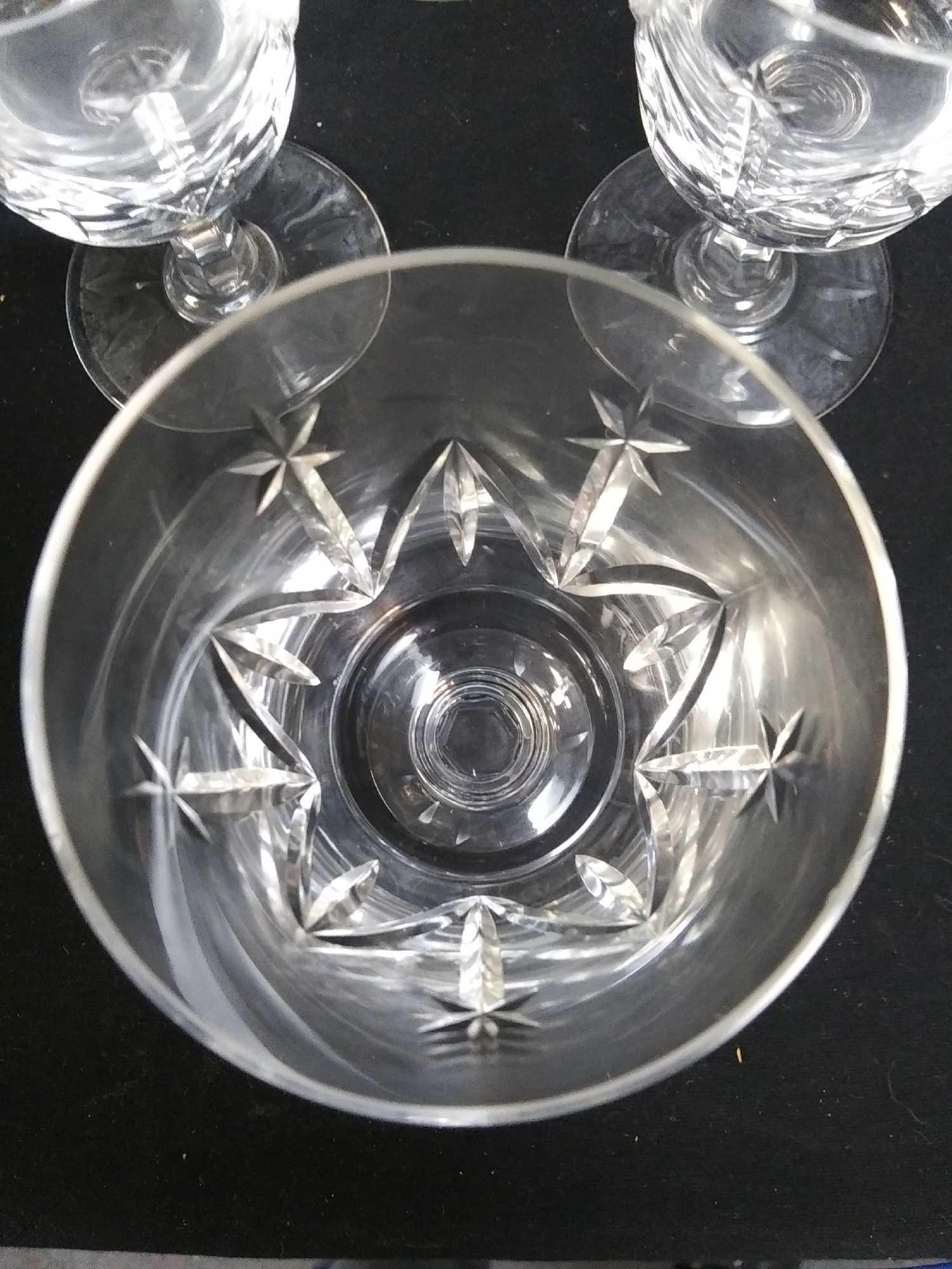 (10) Unidentified 5" Crystal Glasses/Wine Goblets