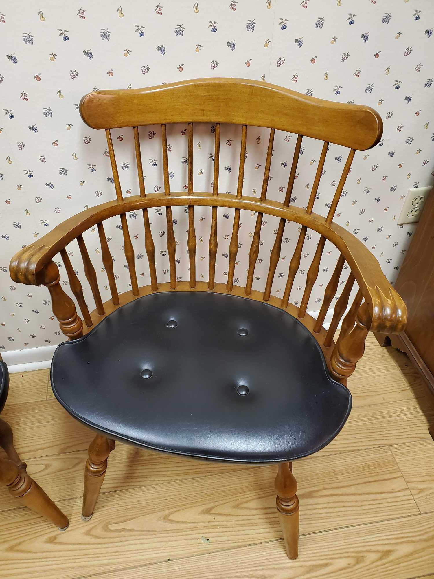 2 (of 8) Nichols and Stone Windsor Chairs, vintage