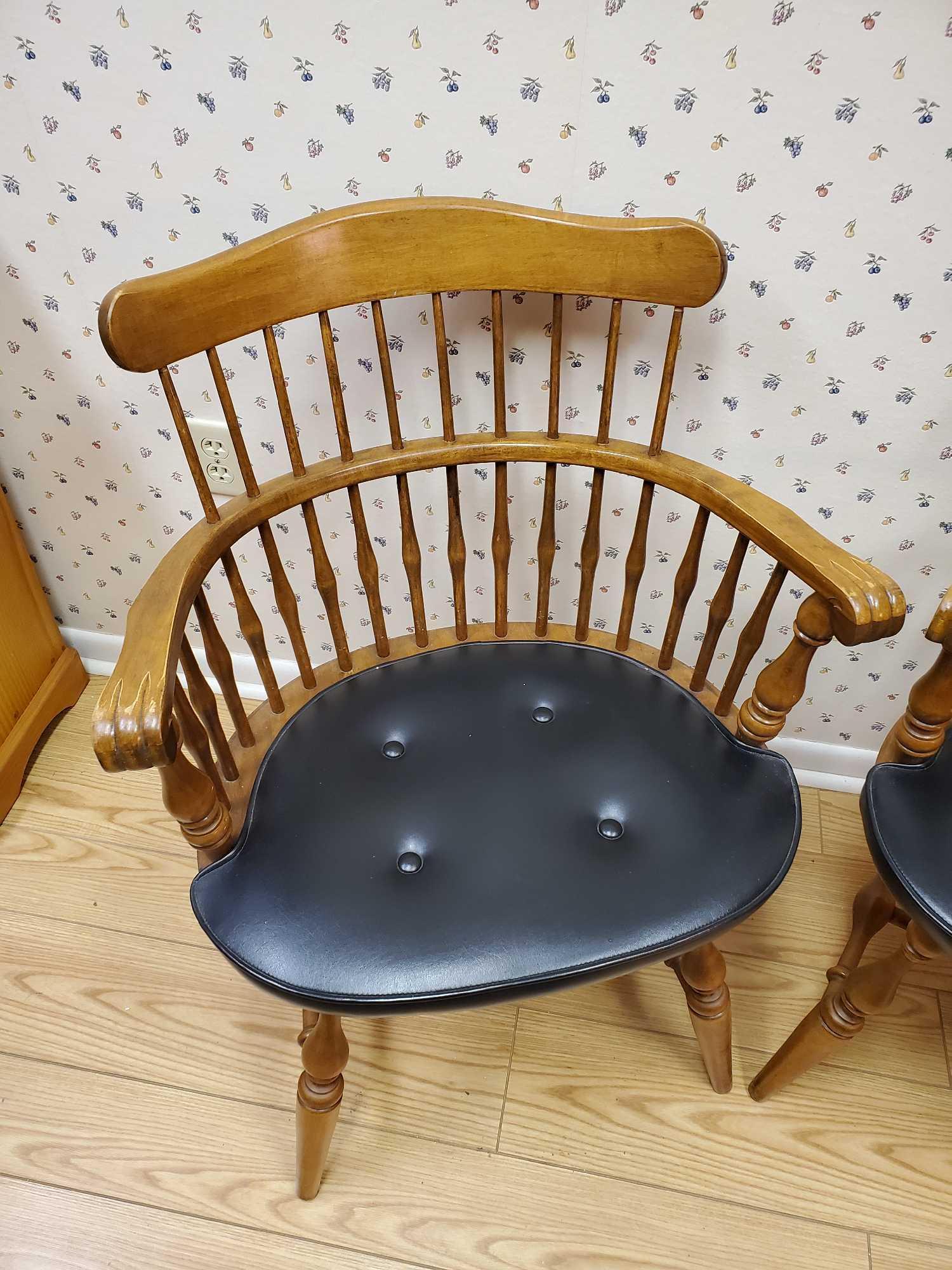 2 (of 8) Nichols and Stone Windsor Chairs, vintage